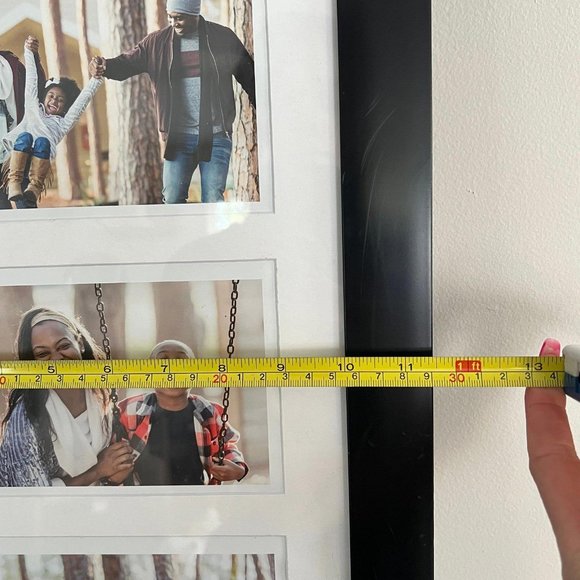 Nwt black wooden collage frame 4”x6”-6 wall collage photo frame - Picture 7 of 8